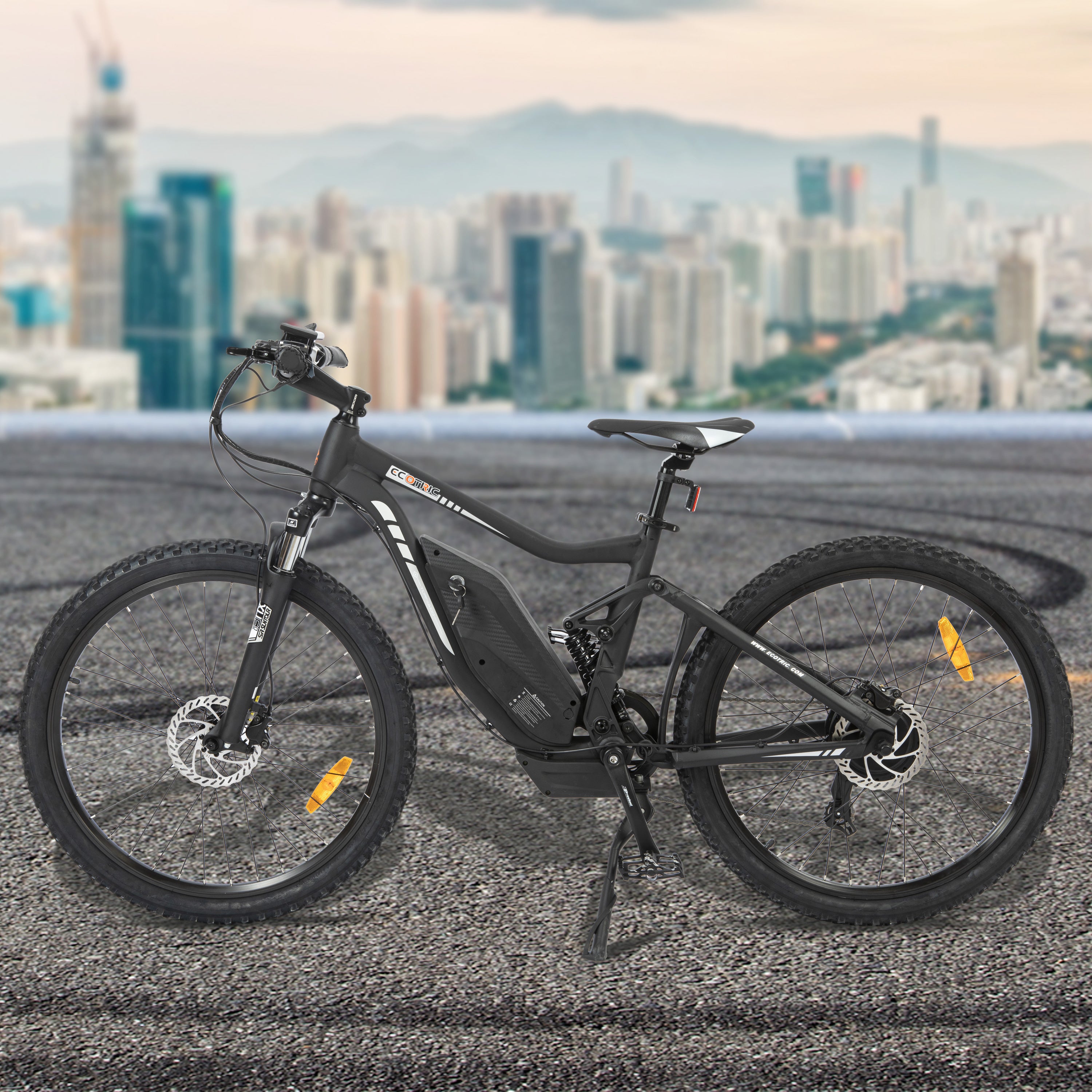 tornado electric bicycle Ecotric Tornado Full Suspension MTB Electric Bike – Zoom Electric Pro