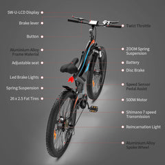Aostirmotor S05 Electric Mountain Bike