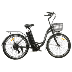 Ecotric Peacedove black electric city bike MB