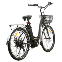 Ecotric Peacedove black electric city bike MB