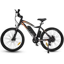 Ecotric Leopard Electric Mountain Bike - Matt Black
