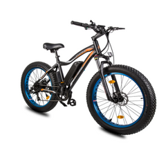 Ecotric Rocket Fat Tire Beach Snow Electric Bike - Blue
